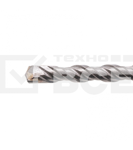 Бур по бетону, двойная спираль, Cobalt W-tip, 8x160 мм, SDS PLUS Denzel