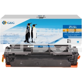 Картридж лазерный G&G GG-CF411A голубой (2300стр.) для HP LJ M452DW/DN/NW M477FDW/M477FDN/M477FNW