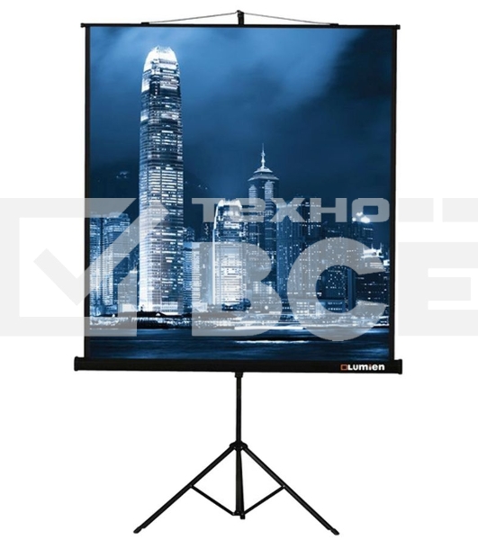 Экран на треноге Lumien 183x244см Master View LMV-100108 4:3 напольный рулонный