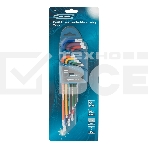 Набор ключей GROSS 16402имбусовых torx-tt 9шт: t10-t50 магнит s2 экстра-длин. хром/краска 9шт., фото9