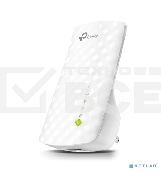 Усилитель Wi-Fi сигнала TP-Link AC750 OneMesh WiFi Range Extender, 300Mbps at 2.4G and 433Mbps at 5G, compact house with internal antennas, 1 10/100Mbps Ethernet port, WPS button for quick setup, Smart Indicator for best location, support OneMeshTMtechnol