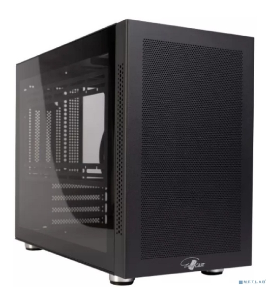 Корпус Midtower mATX Eurocase 00-01064257 MI05 черный без БП закаленное стекло USB 3.0