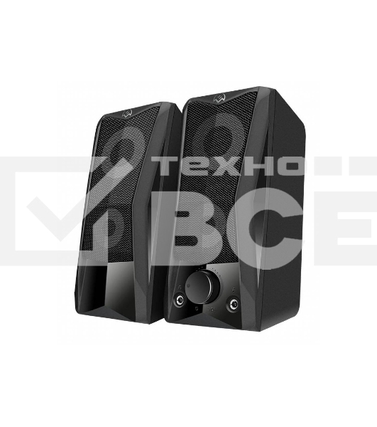 Колонки Sven 445, чёрный, USB, 2.0,2x3 Вт(RMS), подсветка