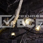 Гирлянда Neon-night LED Galaxy Bulb String 10м, черный каучук, 30 лампx6 LED теплый белый, влагостойкая IP65, фото13