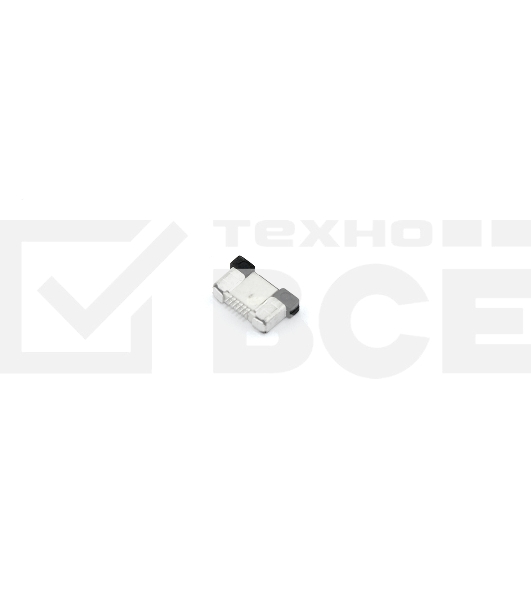 Разъем FPC Half Coverage Bottom Contact 0.5K-BX-6PWB 6 pin высота 2мм шаг 0,5мм