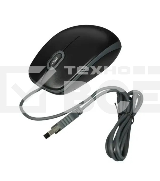 Мышь проводная Logitech M110 Silent черный, 1000 dpi, USB, кнопки - 3