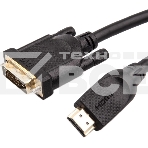 Кабель HDMI AM/DVI(24+1)M, 1.8м, CU, 1080P@60Hz, 2F, VCOM <CG484GD-1.8M>, фото12