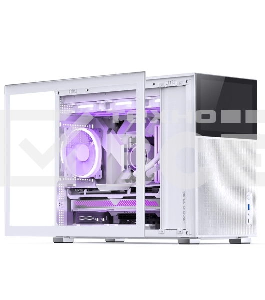 Корпус без блока питания Case JONSBO D31 MESH SCREEN, Mini-Tower, TG, no fans, 1xUSB-A 3.0 + 1xUSB-C 3.2, mATX, mDTX, mITX White