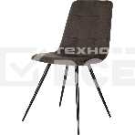 Стул для дома Бюрократ CH-K1_4 комплект 4 шт. коричневый Holland 74 металл черный на ножках (CH-K1_1/HL74_4), фото4