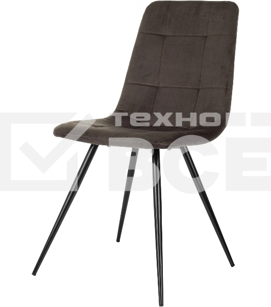 Стул для дома Бюрократ CH-K1_4 комплект 4 шт. коричневый Holland 74 металл черный на ножках (CH-K1_1/HL74_4)