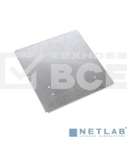 Панель монтажная оцинкованная ЦМО высотой 6U (ПМ-19-6)