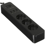 Удлинитель с USB зарядкой HARPER UCH-315 черный, фото11