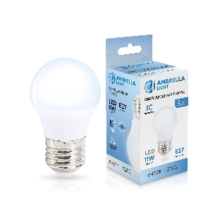 Лампа светодиодная	451106 LED G45 11W IC E27 6400K 175-265V