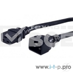 Кабель Hyperline PWC-IEC19-IEC20-1.8-BK Кабель питания IEC 320 C19 - IEC 320 C20 (3x1.5), 1.8 м, фото2