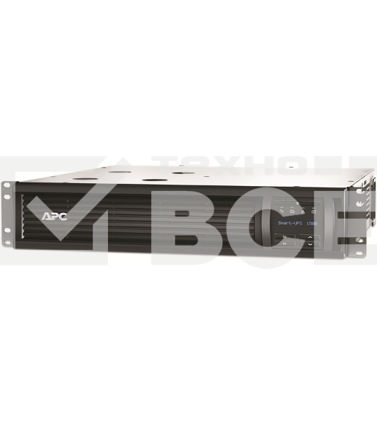 Источник бесперебойного питания APC Smart-UPS SMT1500RMI2UNC 1000Вт 1500ВА черный