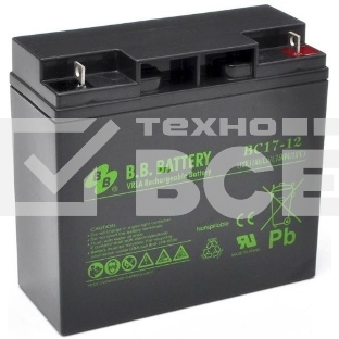 Батарея B.B. Battery BC 17-12 (12V 17Ah)