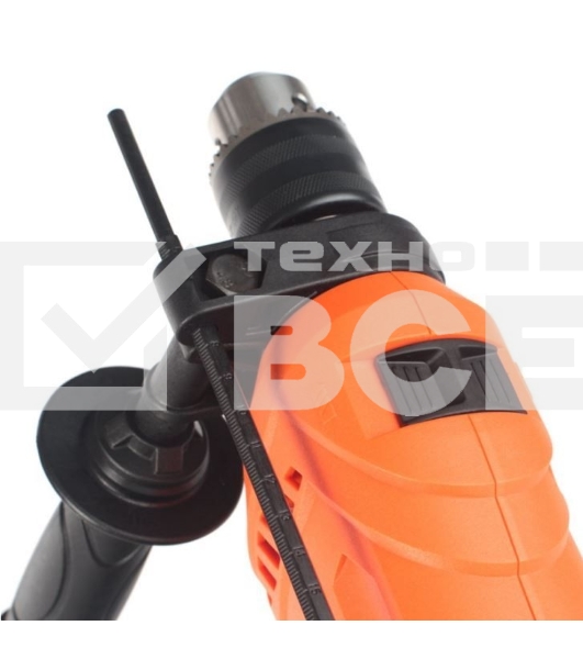 Дрель электрическая ударная PATRIOT FD 750h [120301444] { с ударом, мощность 710Вт, макс.диаметр 13мм, глубиномер + дополнительная ручка }