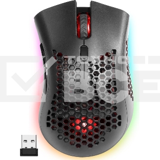 Мышь беспроводная Defender Warlock GM-709L черный, 2400 dpi, радиоканал, USB, кнопки - 8