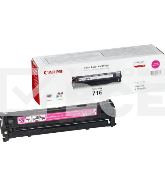 Картридж лазерный Canon Cartridge 716M (1978B002) пурпурный (1500 стр.) для Canon LBP-5050/5050N