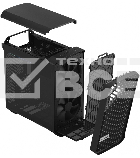 Компьютерный корпус Fractal Design Torrent Compact черный TG Dark Tint/FD-C-TOR1C-01