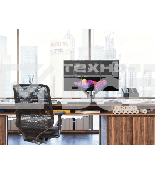 Кронштейн (держатель) ONKRON G280 для трех мониторов 13