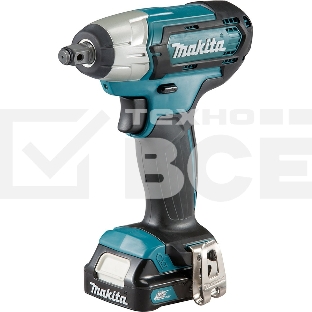 Гайковерт ак(уд)  Makita TW141DWAE  { 12В,2х2Ач Li-ion,0-3200у\м,145Нм,квадрат 1\2