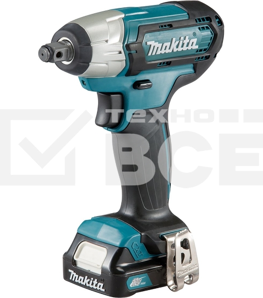 Гайковерт ак(уд)Makita TW141DWAE{ 12В,2х2Ач Li-ion,0-3200у\м,145Нм,квадрат 1\2