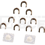 Комплект бушингов Cet CET6375R (RM1-6319-Bushing) для HP LJ Enterprise P3015/M521/M525 резинового вала (упак.:2шт), фото2