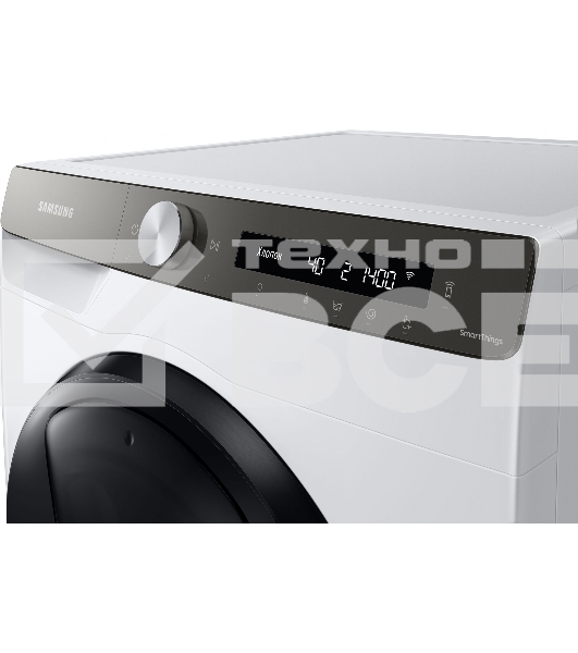 Стирально-сушильная машина Samsung WD80T554CBT/LD белый, загрузка фронтальная 8 кг, 1400 об/мин, класс: A