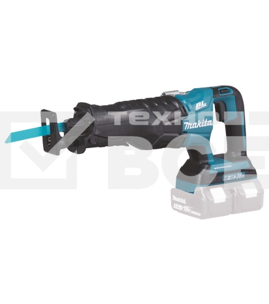 Ножовка MAKITA DJR360Z 18312018вli-ion 0-2300\0-3000об\м ход-32мм рез-255мм 3.4кг кор б\акк и з\у