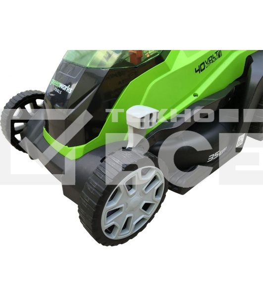 Газонокосилка аккум.GREENWORKS 2501907UA40В 35см (в компл. 1 аккум 40В 2 А/ч + ЗУ)