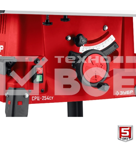 Станок ЗУБР СРЦ-254су 1900 Вт напольный со станиной и удлинителем распиловочный