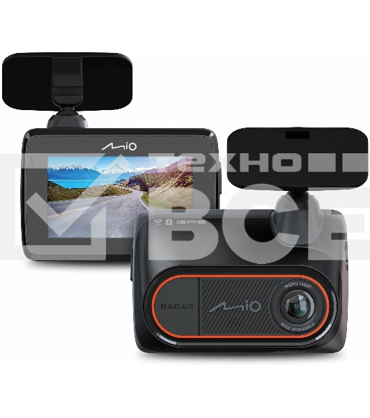 Видеорегистратор с радар-детектором Mio Combo MiVue i127 GPS ГЛОНАСС черный