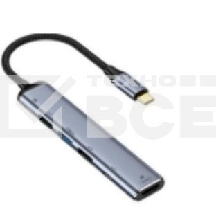 Кабель Type-C на HDMI + USB 3.1 + Type C + USB 2.0 x2 + PD