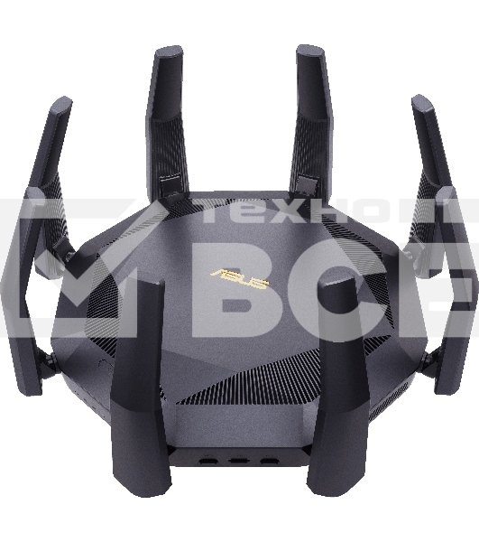 Роутер ASUS RT-AX89X, 802.11b/g/n/ac/ax, до 1148+4804 бит/c, 2,4 + 5 гГц, 8 антенны, USB, GBT LAN