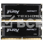 Модуль памяти Kingston 32GB SO-DIMM DDR5, 4800МГц, CL38 SODIMM (Kit of 2) FURY Impact, фото4