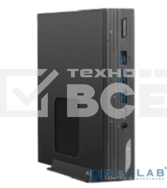 Компьютер Мини ПК MSI Pro DP10 12M Mini Core i3-1215U (1.2GHz), 8Gb DDR4 SO-DIMM, 256GB SSD M.2, Intel UHD Graphics 730, noDVD, WiFi, BT, 120W, VESA, COM Port, noOS, 1y war-ty
