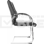 Кресло компьютерное Бюрократ T-8010-LOW-V/BLACK черный, искусственная кожа, фото6