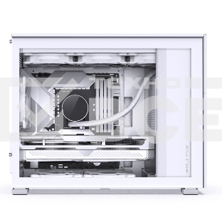 Корпус без блока питания Case JONSBO D31 MESH, Mini-Tower, TG, no fan, 1xUSB-A 3.2 + 1xUSB-C 3.2, mATX, mDTX, mITX White