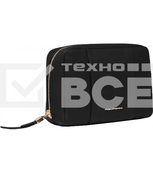 Косметичка Piquadro Circle BY6543W92/N черный натур.кожа