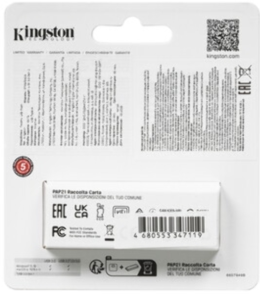 Флешка USB Kingston DataTraveler Exodia S (DTXS/64Gb), 64Gb, USB 3.2 Gen 1, R/W 150/60, черный