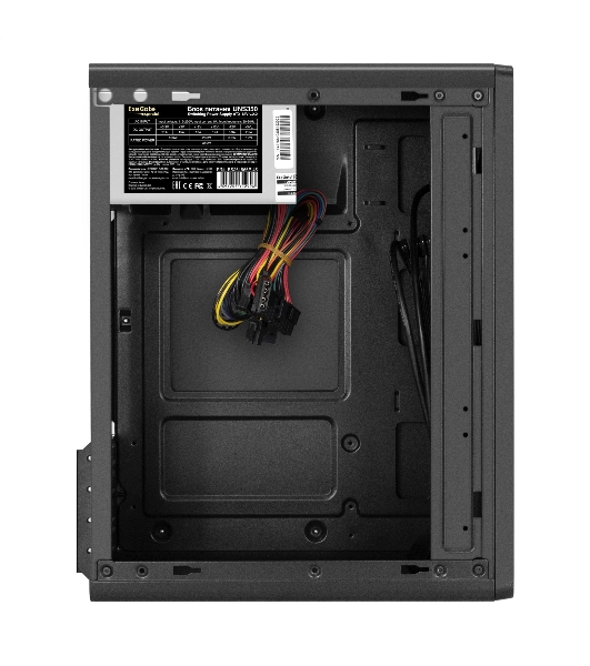 Корпус ExeGate BAA-503U2-UNS350, Mini-Tower, чёрный, 1 x 80/90 мм, БП 350 Вт