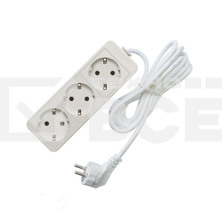 Удлинитель быт. ТМ Союз 2200 Вт 3гн. ПВС 5м 481S-9305
