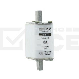 Вставка плавкая ППН-33 125А габарит 00 EKF fus-33/160/125