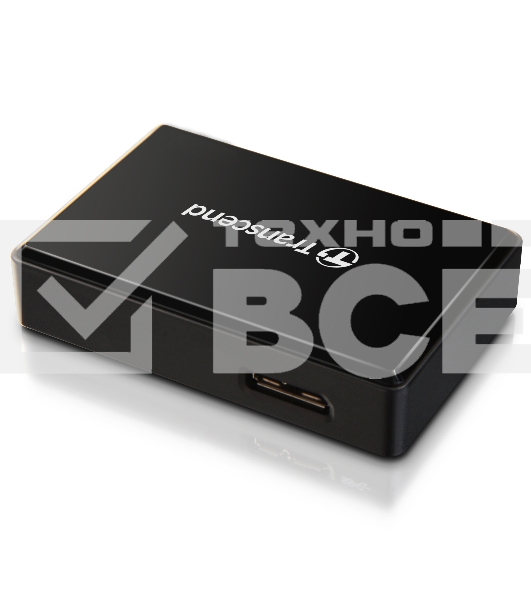 Считыватель карты памяти Transcend USB 3.0 Transcend All-in-1 Multi Card Reader, Black
