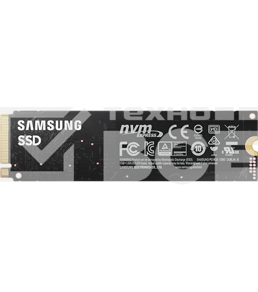 Накопитель SSD Samsung 980, 250GB, PCIe 3.0 x4, M.2 2280, NVMe, R/W 2900/1300