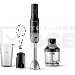 Блендер погружной Philips HR2543/90, 700Вт, 1 скорость, турбо режим, стакан для взбивания, венчик, измельчитель, цвет черный, фото 1