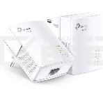 Сетевой адаптер TP-Link AV1000 Gigabit Powerline Starter KitSPEED: 1000 Mbps PowerlineSPEC: Broadcom CPU, HomePlug AV2, 1+1 Gigabit PortFEATURE: Plug and Play, tpPLC Utility, Pair for More SecurityKIT: 2× TL-PA7017', фото 1