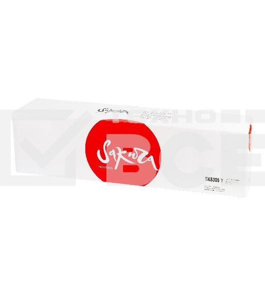 Картридж Sakura TK8305Y для Kyocera Mita TASKalfa 3050ci, TASKalfa 3051ci, TASKalfa 3550ci, TASKalfa 3551ci, желтый, 15 000  к.