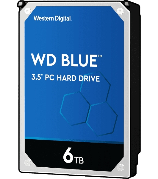 Жесткий диск WD Blue™ WD60EZAZ 6ТБ 3,5' 5400RPM 256MB (SATA III)